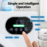 Devanti 6kg tumble dryer with stainless steel drum and touch screen