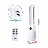 Devanti Bladeless Tower Fan 100cm 2-in-1 Cooling Airflow Purifying Remote