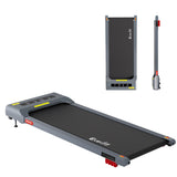 Everfit Treadmill Electric Walking Pad Incline Under Desk Home Gym 380mm Grey