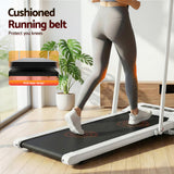 Everfit Treadmill Electric Walking Pad Under Desk Home Gym Fitness 380mm White