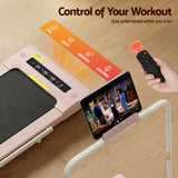 Everfit Treadmill Electric Walking Pad Under Desk Home Gym Fitness 400mm Pink
