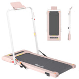 Everfit Treadmill Electric Walking Pad Under Desk Home Gym Fitness 400mm Pink