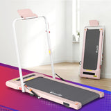 Everfit Treadmill Electric Walking Pad Under Desk Home Gym Fitness 400mm Pink