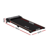 Everfit 3 in 1 Walking Pad Treadmill 12% Incline Under Desk Treadmills for Home Gym With 40cm Wide Belt Black