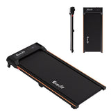 Everfit 3 in 1 Walking Pad Treadmill 12% Incline Under Desk Treadmills for Home Gym With 40cm Wide Belt Black