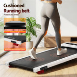 Everfit Treadmill Electric Walking Pad with Incline Under Desk Home Gym White