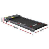Everfit Treadmill Electric Walking Pad Under Desk Home Gym Fitness 400mm Grey