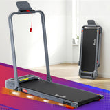 Everfit Treadmill Electric Walking Pad with Incline Foldable for Home Gym Grey