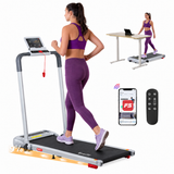 Everfit 3 in1 Treadmill Electric Walking Pad with Incline Foldable for Home Gym Silver