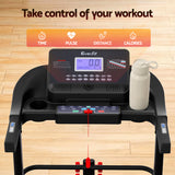 Everfit Treadmill Electric Home Gym Fitness Exercise Machine w/ Sit Up Bar 450mm
