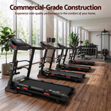 Everfit Treadmill Electric Home Gym Fitness Exercise Machine w/ Sit Up Bar 450mm