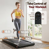 Everfit 4 in 1 Vibration Walking Pad Treadmill Under Desk Treadmills for Home Gym with App Control 380mm Black