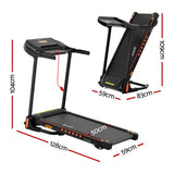 Everfit Treadmill Electric Home Gym Fitness Exercise Equipment Incline 390mm