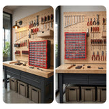 Giantz 60-Drawer Tool Storage Cabinet, Anti-Drop Hardware Organizer Storage Box