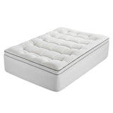 Giselle Bedding Double Mattress Topper 5cm Coral Fleece