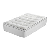 Giselle Bedding Single Mattress Topper 5cm Coral Fleece