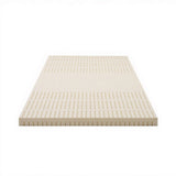 Giselle Bedding Latex Mattress Topper, 7.5cm Thick 7-Zone Pressure Relief Bed Pad with Washable Cover, Cooling Breathable Mat for Side Sleepers & Back Pain, Beige King Single