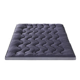 Giselle Bedding 5cm Pillowtop Topper Bamboo Polyester Blend Fibre Pad for Back Pain Relief Washable Overfilled Bed Protector 500GSM Double