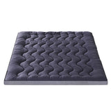 Giselle Bedding 5cm Pillowtop Topper Bamboo Polyester Blend Fibre Pad for Back Pain Relief Washable Overfilled Bed Protector 500GSM King