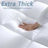 GIOIA CASA OVERFILLED EXTRA THICK 1000GSM MATTRESS TOPPER SINGLE