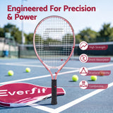 Everfit 23 Inch Tennis Racket Set of 2 Pack Lightweight Cushioned Grip Pink