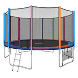 Everfit 16FT Kids Trampoline Rebounder with Enclosure Net Storage Bag