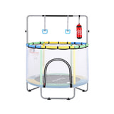 Everfit 55inch Trampoline Kids Rebounder with Basketball Set Sandbag Boxing Game