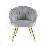 Artiss Armchair Velvet Grey Eloise