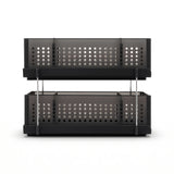 Artiss Under Sink Organizer 2 Tier Pull Out Drawer with Removable Baskets & Divider