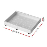 Artiss 2 Pack Pull Out Drawers for Cabinets Expandable Cabinet Organizer White