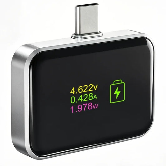 🔌 Type-C Smart Digital Display Auto-Off Adapter | 140W Fast Charging with Automatic Power-Off, Protects Battery & Extends Lifespan/silver