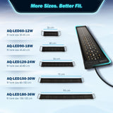 Dynamic Power Planted Aquarium LED Light Day Night Cycle Full Spectrum 12W 26cm