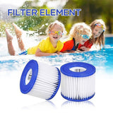 6pcs Lay Z Spa Filter Cartridge VI Size 58323 Replacement by Bestway Cartridge