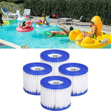 6pcs Lay Z Spa Filter Cartridge VI Size 58323 Replacement by Bestway Cartridge
