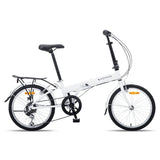 Progear Bikes Nomad Folding Bike 20" in Pearl White
