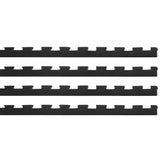 CORTEX Interlocking Gym Floor Mat Edges 4 Pack (Suits CORTEX 10mm Interlocking Mats)