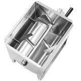 Manual Meat Mixer, 30L Fixed Tank Meat Processing Equipment(Mixing Max 30LBS for Meat), Stainless Steel Meat Mixer, Sausage Mixer Machine with Lid Handle Gear Reducer, Ground Beef Hand Mixer