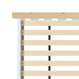 Artiss Bed Frame Double Size Wooden White PONY