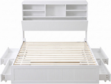 Artiss King Single Bed Frame and 2 Bedside Table Bedroom Furniture Set