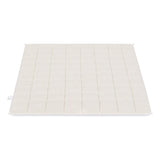 Giselle Faux Fur Weighted Blanket 2 Sided Long Pile Sherpa Reverse Cream 11KG 152 x 203cm