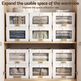 Artiss 6 Pack Linen Closet Organizers and Storage Foldable Clothing Bins