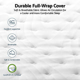 RoomSense Queen 30cm Medium Firm Latex Mattress, 2 Gel Cooling Pillows