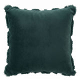 Jingle Jollys Christmas Tree Pillow Covers 2 Packs Cushion Covers Soft Faux Fur Jacquard Throw Pillow Covers 45 x 45cm Green