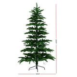 Jingle Jollys Christmas Tree 2.1M LED Sparse Xmas Tree 860 Tips Party Decoration