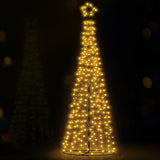 3.6M Christmas Tree LED Solar Warm Jingle Jollys