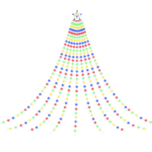 Jingle Jollys 3.8M Christmas Lights Waterfall String Light 340 LED
