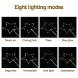 Jingle Jollys 4 PCS Christmas Lights Path Ground Light Garden Decorations 144 LED