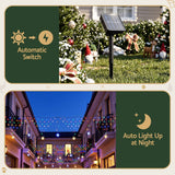 Jingle Jollys Christmas Lights Solar Fairy Lights Christmas Decorations Multicolour 4m