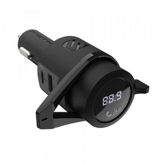 SCOSCHE BTFREQâ„¢ POWER DELIVERY WIRELESS HANDS-FREE CAR KIT USB-C & USB-A INPUTS