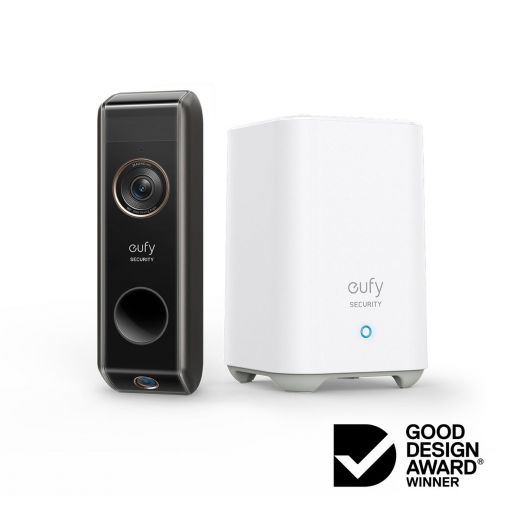 EUFY VIDEO DUAL CAM 2K DOORBELL (BATTERY) WITH HOMEBASE 2 (C GRADE REFURB)